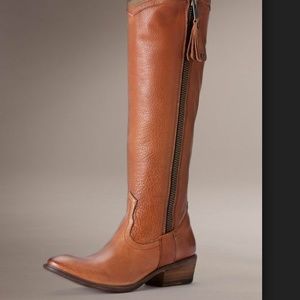 Frye Carson tall outside zipper